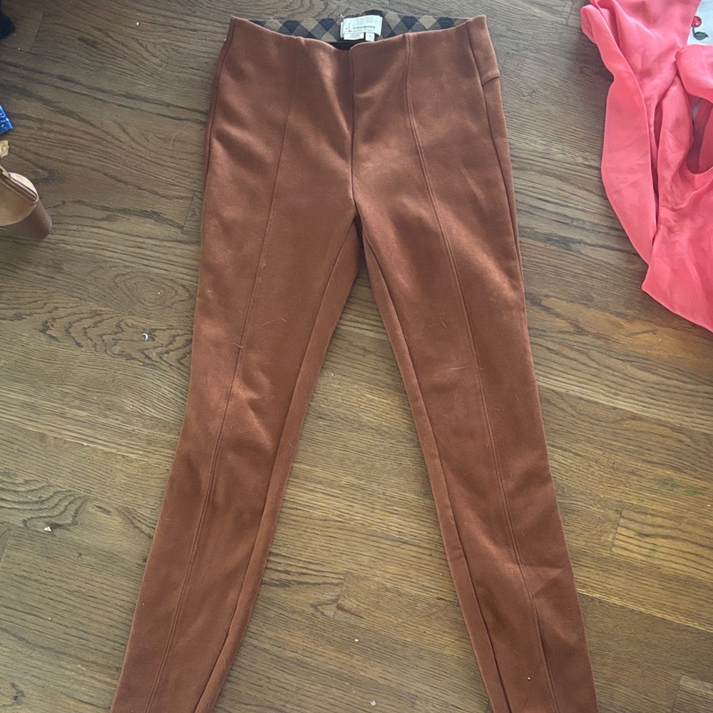 Anthropologie Rust Brown Trousers
